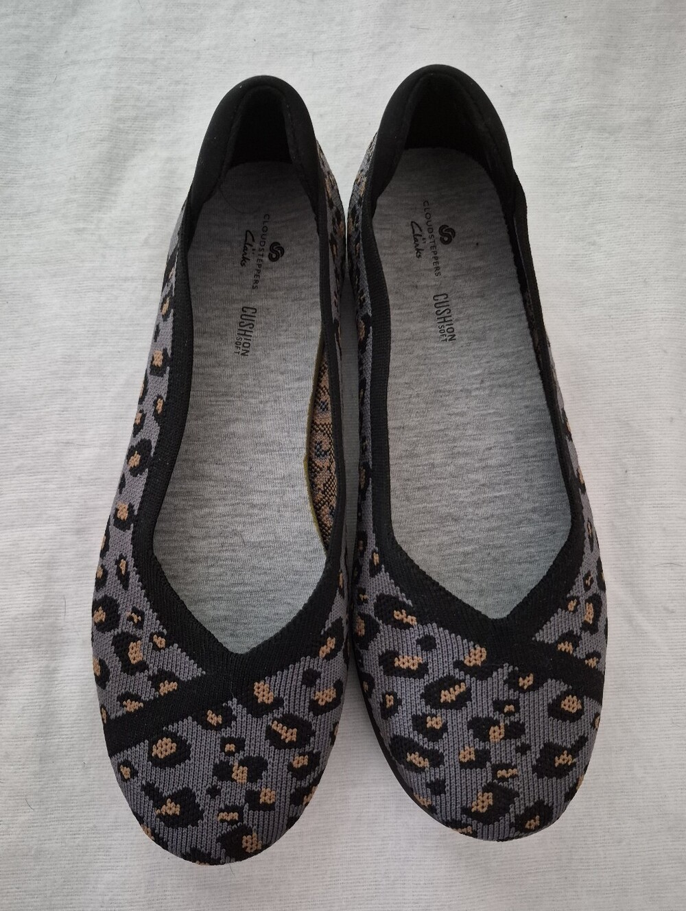 Clarks Cloudsteppers Carly Wish Leopard Loafers 7.5